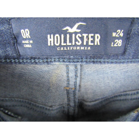 Hollister Women Jeans Size 0 Blue High Rise Jean Legging - Picture 5 of 6